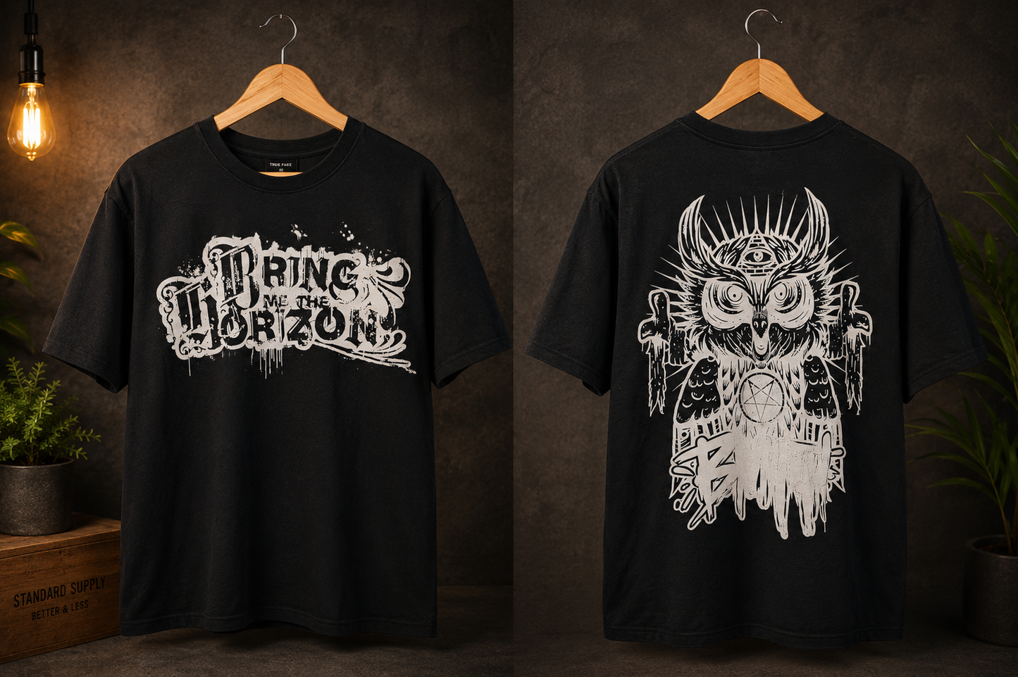 Bring me the horizon owl graffiti t shirt