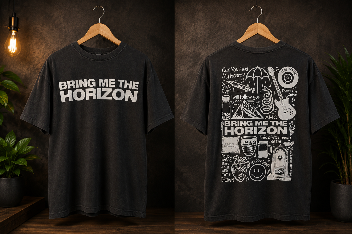 Bring me the horizon collage t shirt